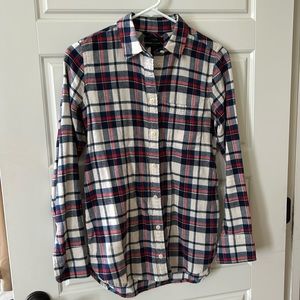 J. Crew flannel shirt 🍬